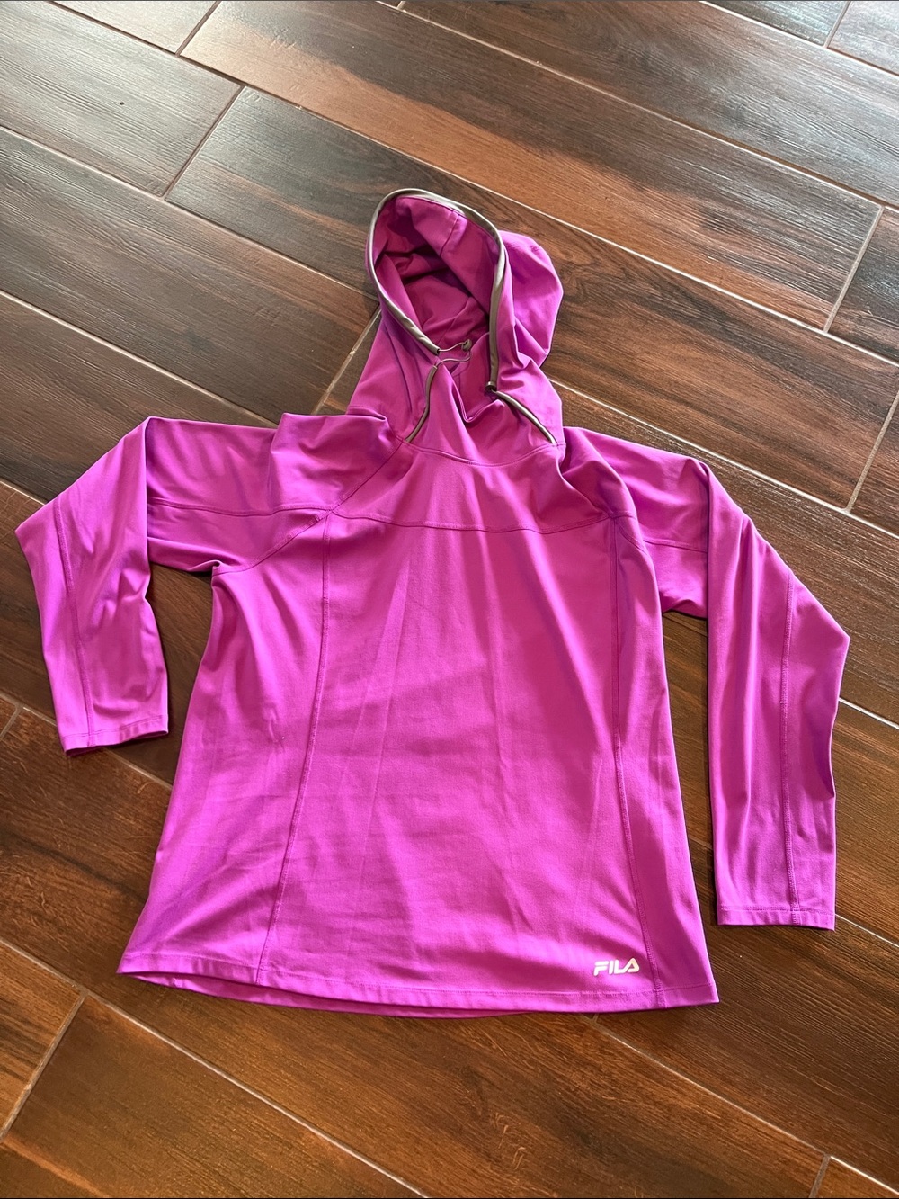 L Fila funnel neck hoodie